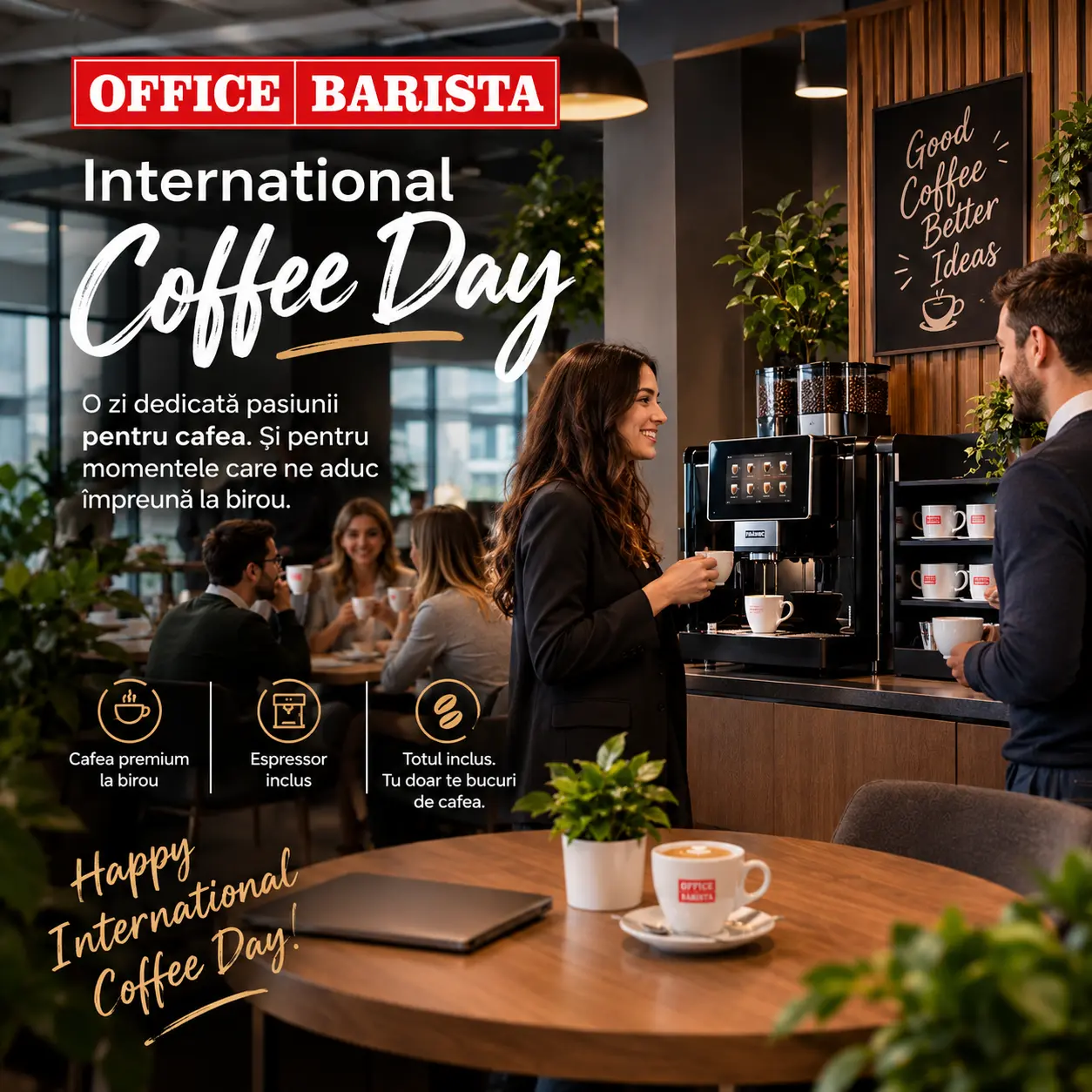 Ziua Internațională a Cafelei la birou